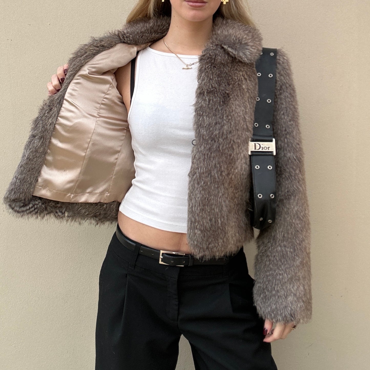 Vintage faux fur jacket