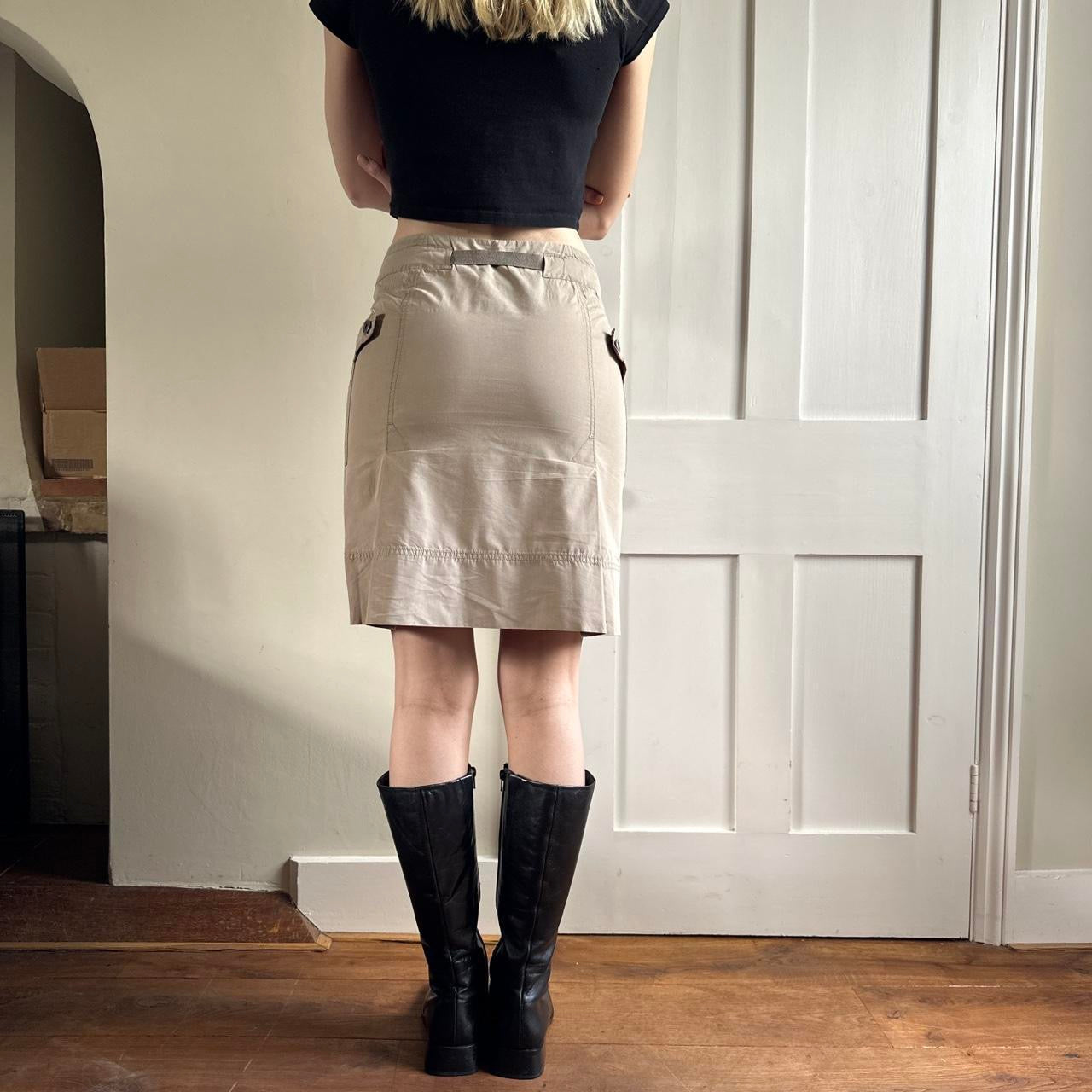 Vintage Diesel cargo midi skirt