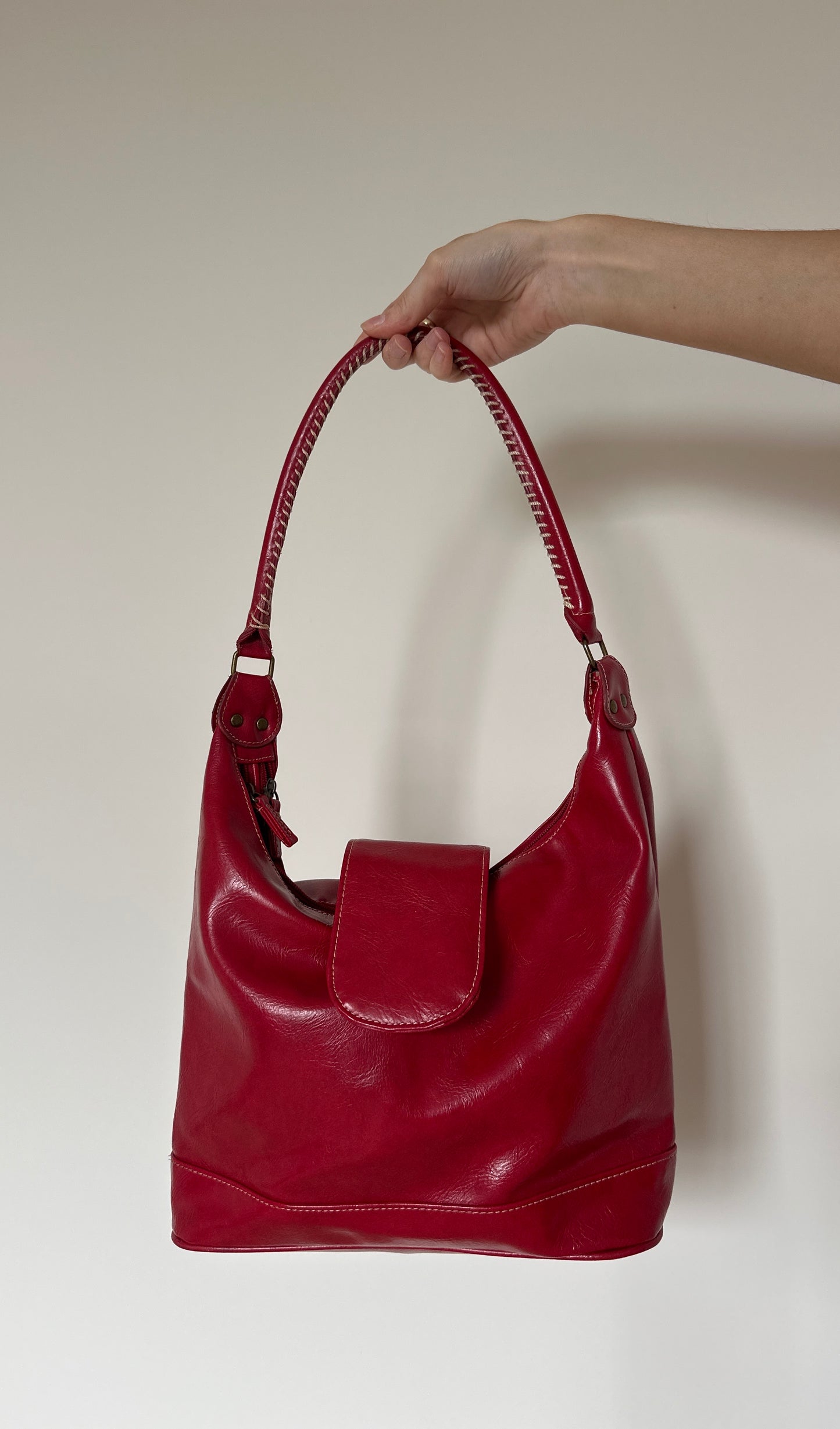 Vintage 90s Red Handbag