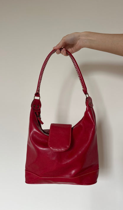 Vintage 90s Red Handbag
