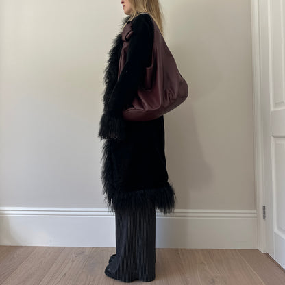 Vintage Mongolian afghan coat