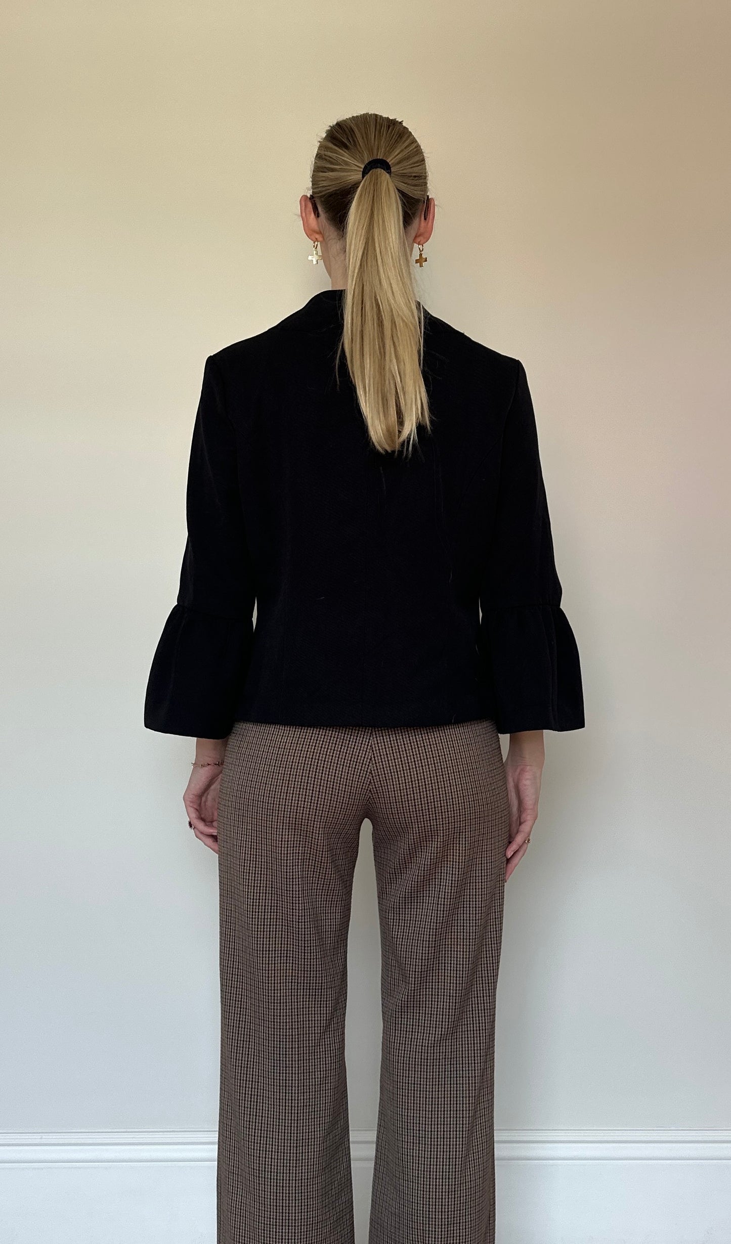 Vintage black pea coat