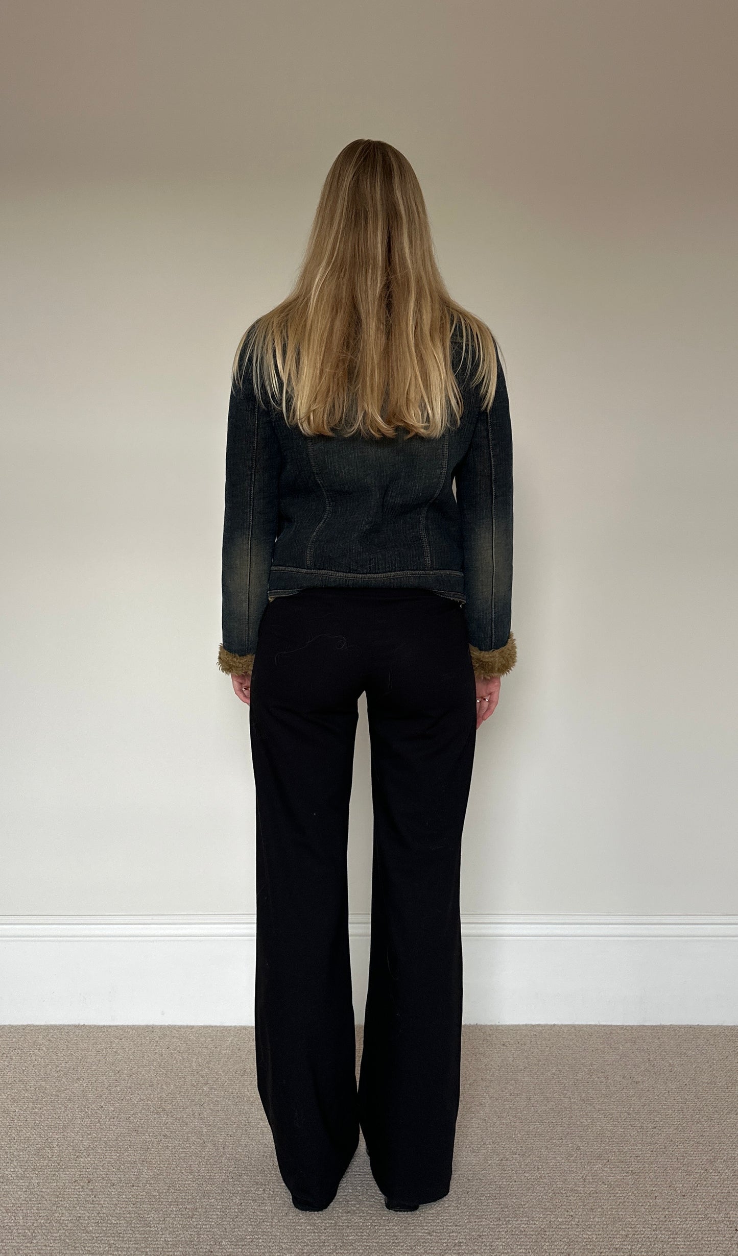 Vintage denim & Sherpa jacket