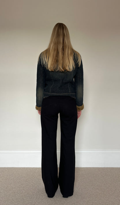 Vintage denim & Sherpa jacket