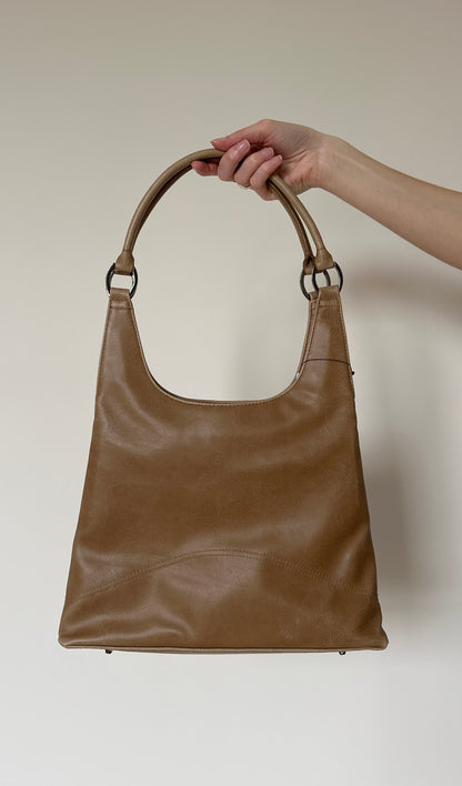 Vintage tan leather bag