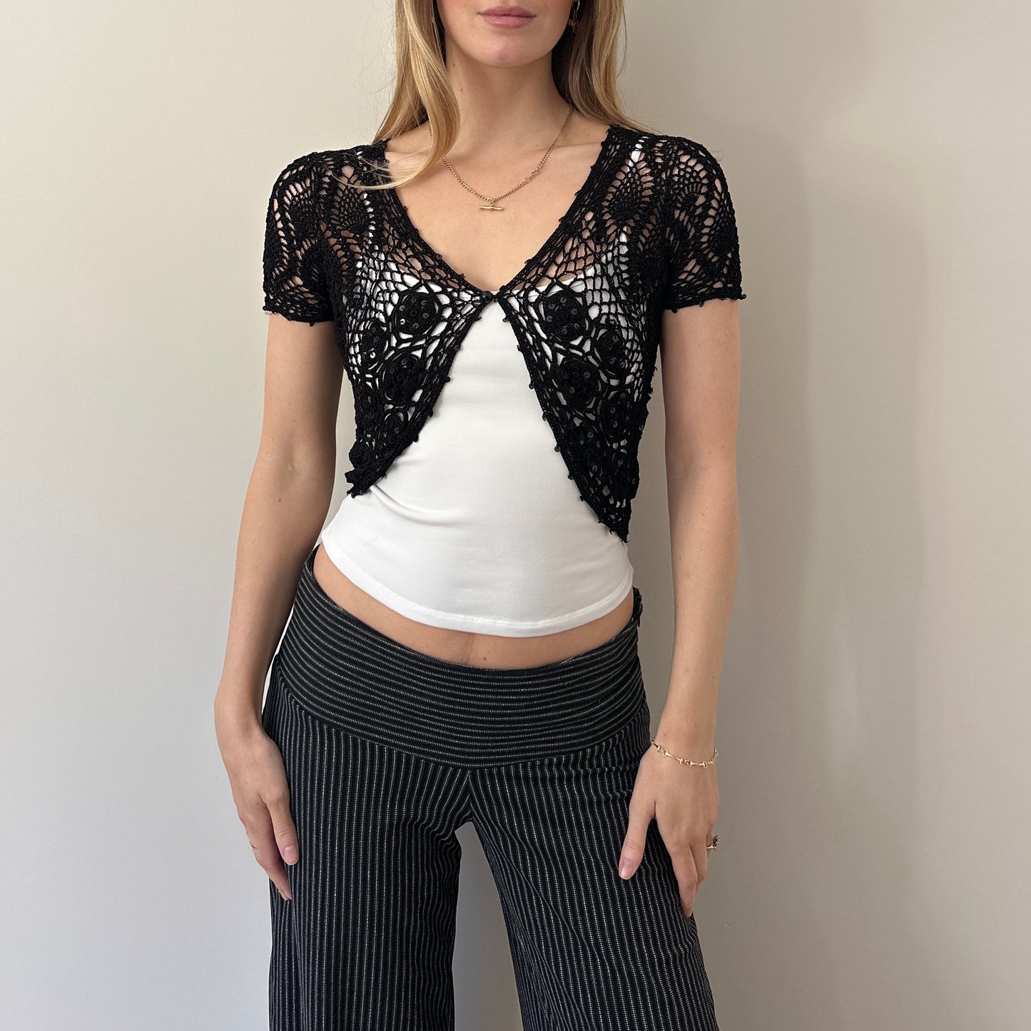 Vintage crochet bolero