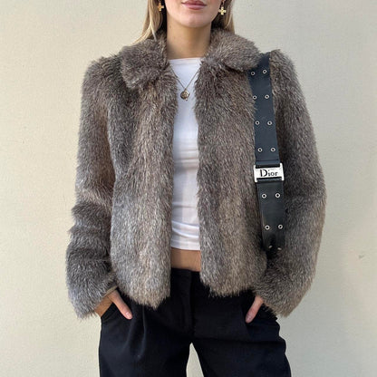 Vintage faux fur coat