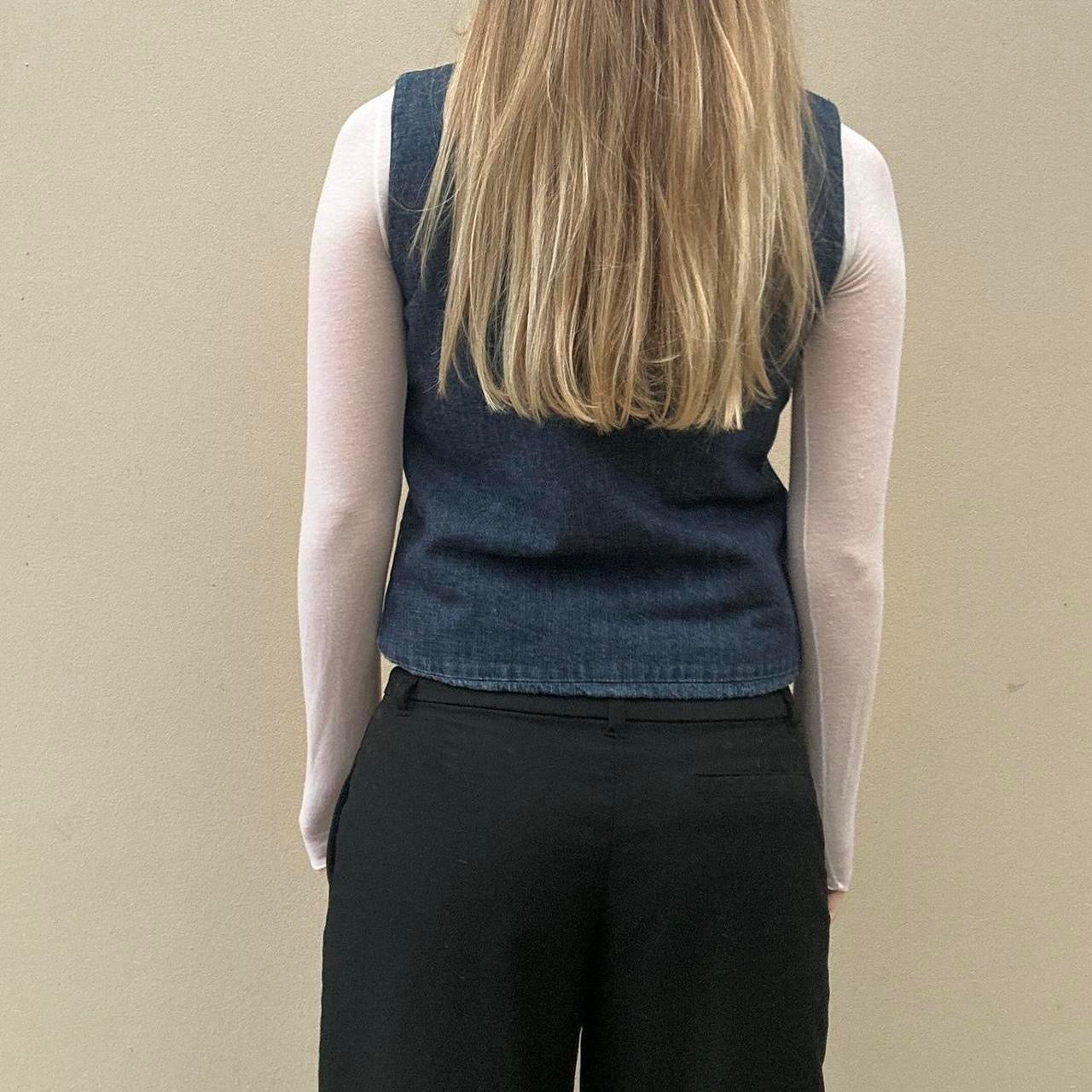 Vintage FCUK asymmetric gilet