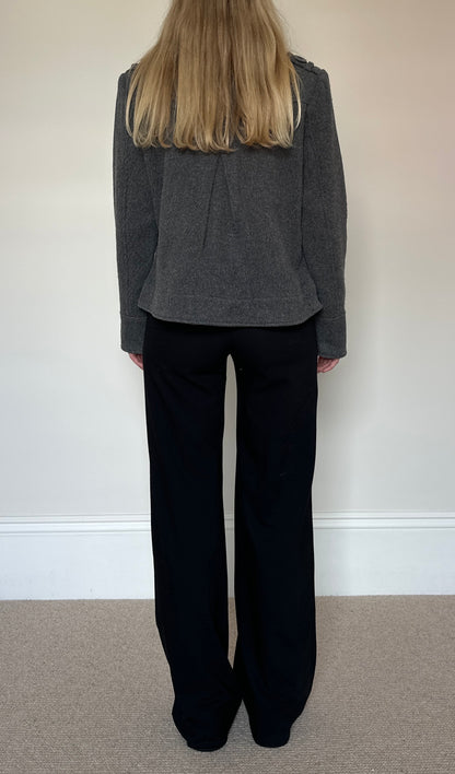 Vintage charcoal pea coat