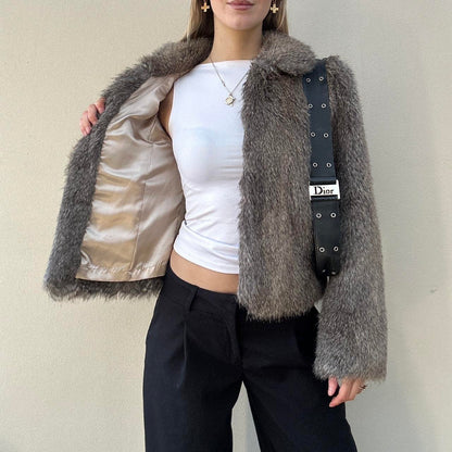 Vintage faux fur coat