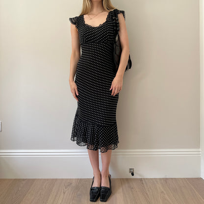 Vintage polka dot dress