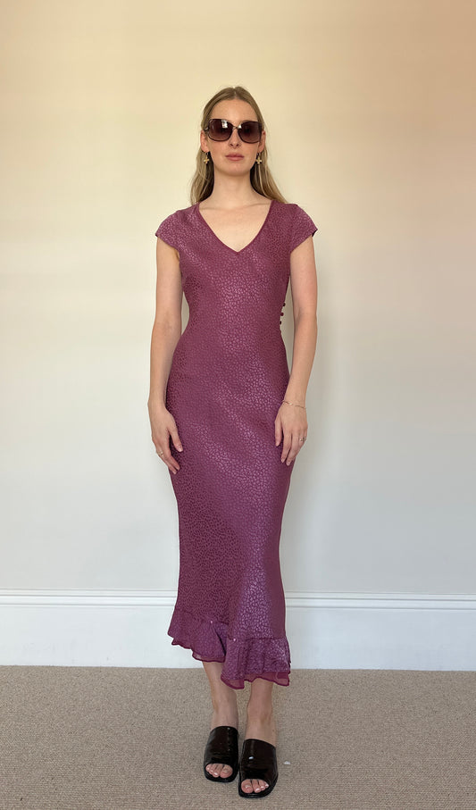 Vintage Silk mix Dress