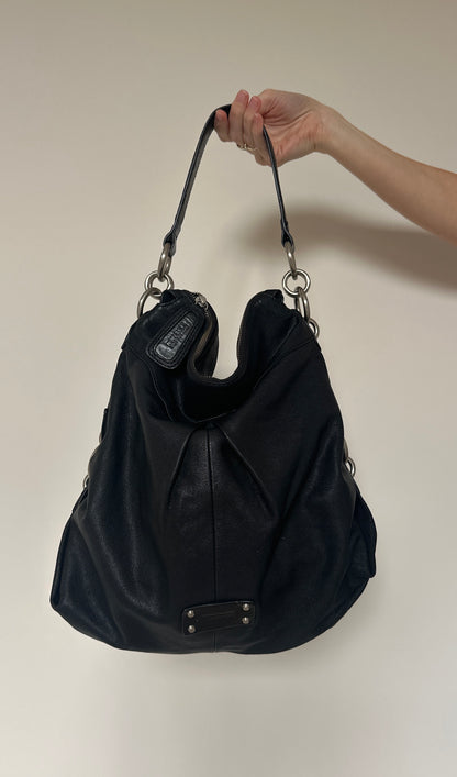 Vintage buckle leather bag