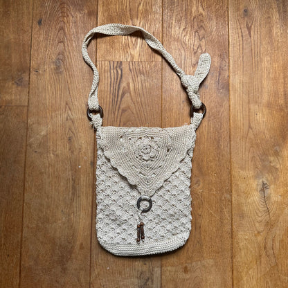 Crochet cross body bag