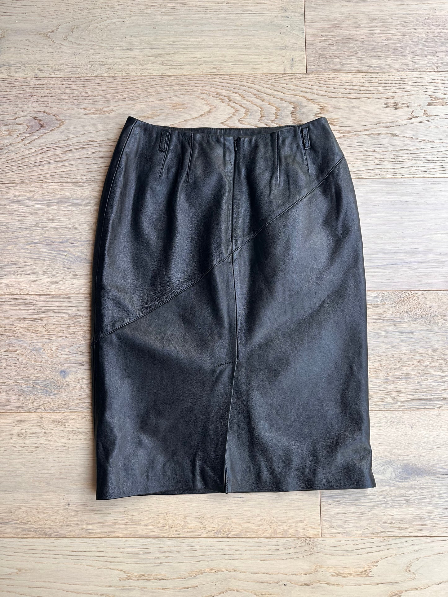 SALE Karen millen real leather skirt