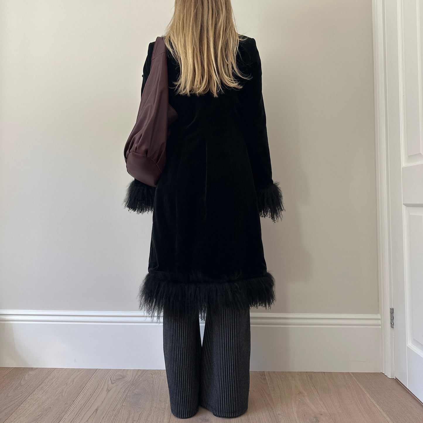 Vintage Mongolian afghan coat