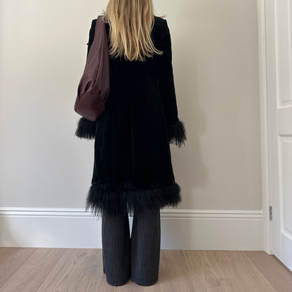 Vintage Mongolian afghan coat