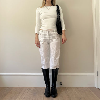Vintage white capris