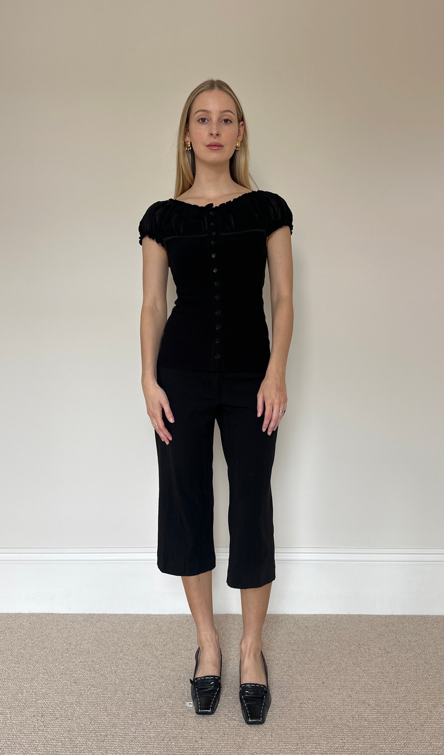 Vintage 00s Puff Sleeve Top