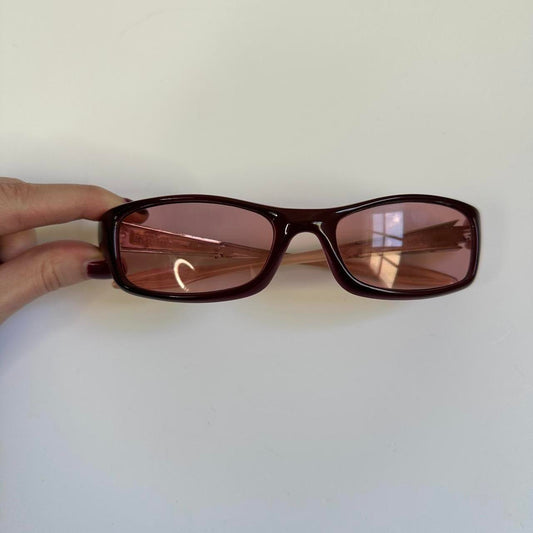 Vintage burgundy sunglasses