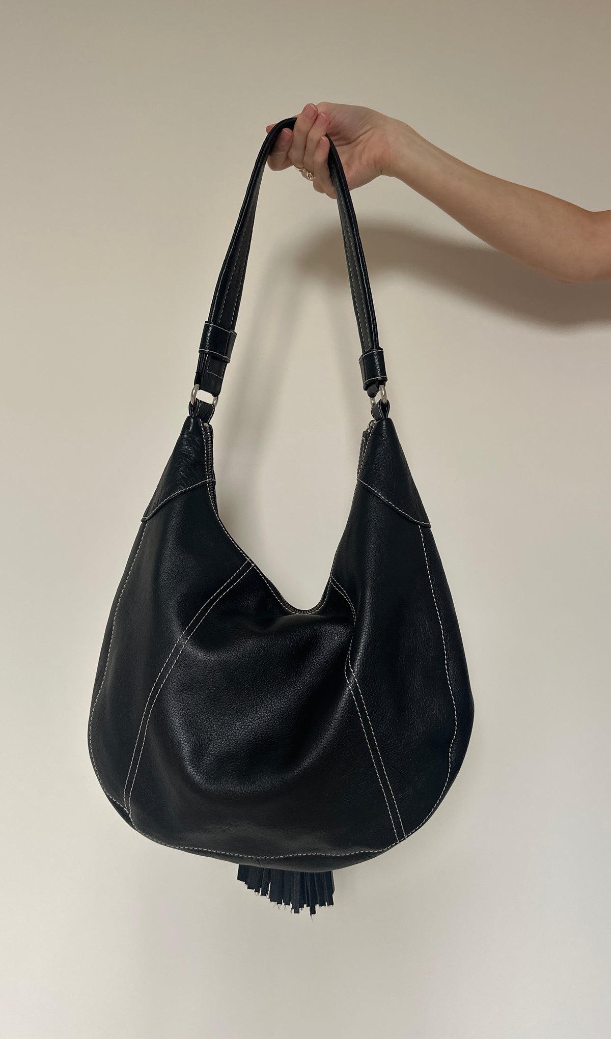 Vintage Tassle Leather Bag