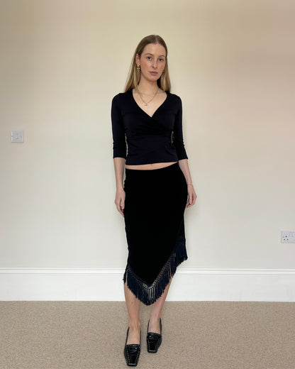 Vintage Tassle midi skirt