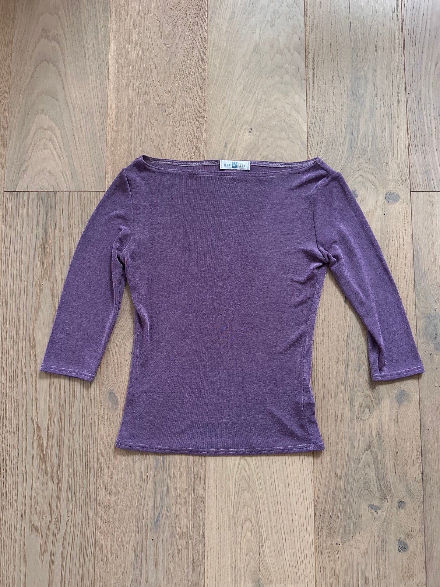 SALE Vintage purple 3/4 sleeve top