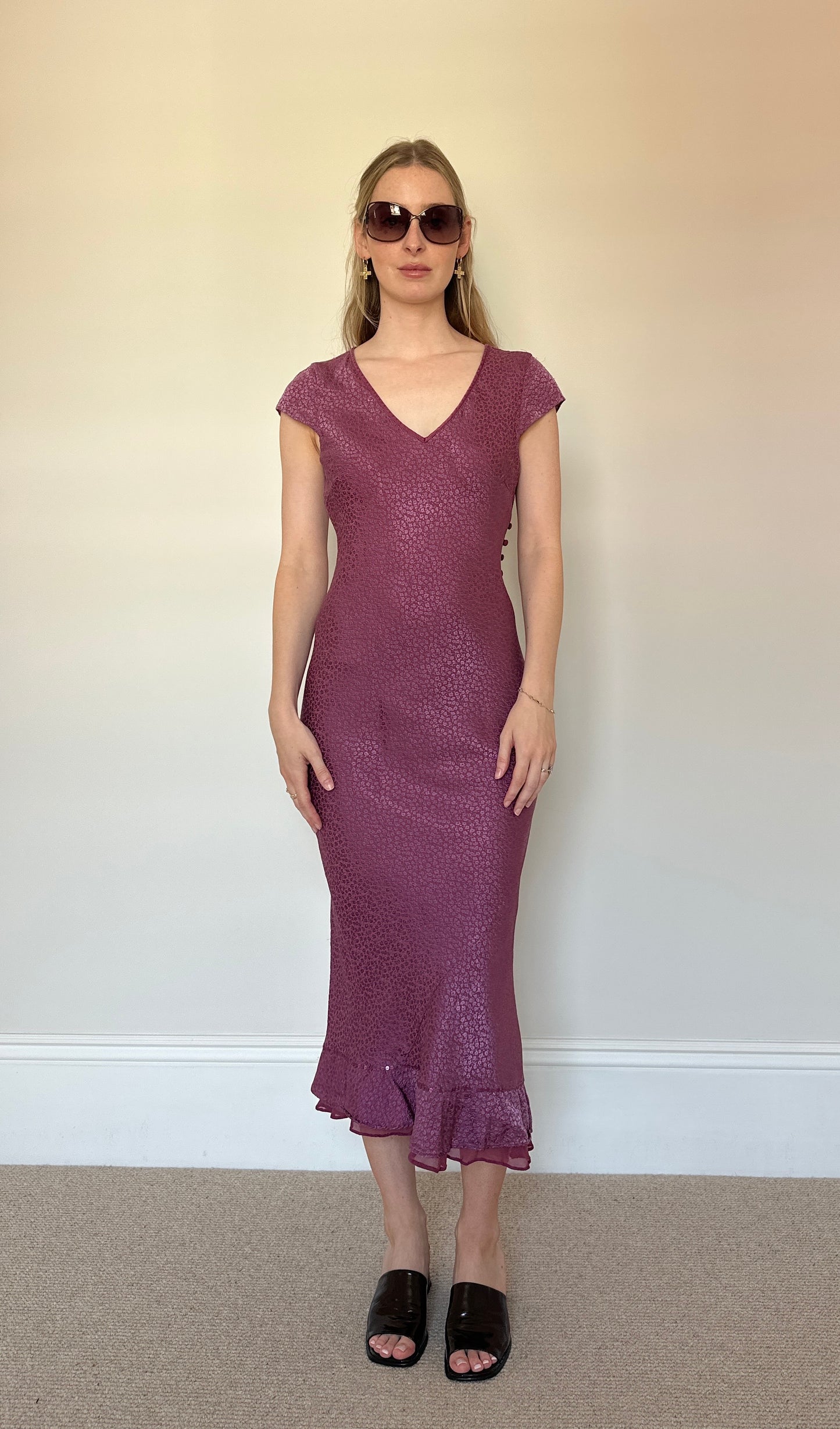 Vintage Silk mix Dress