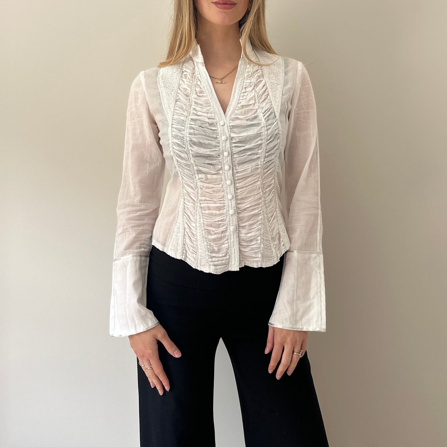 Vintage white blouse