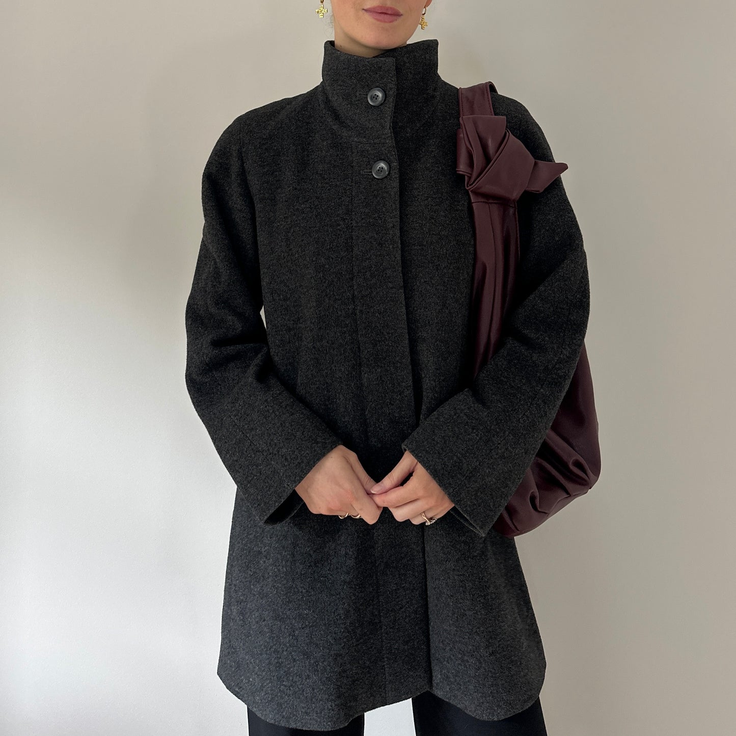 Vintage charcoal coat