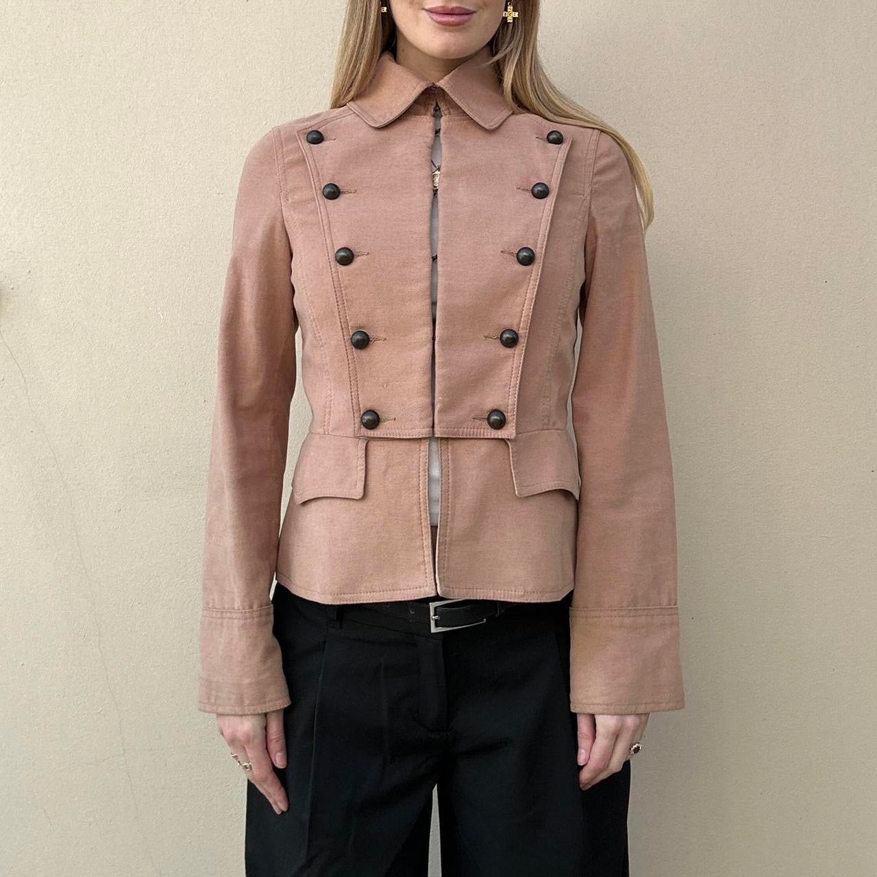 Vintage 00s military style jacket (faulty)