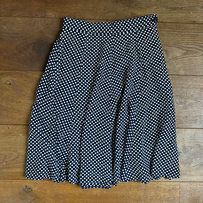 00s spotty midi skirt XS