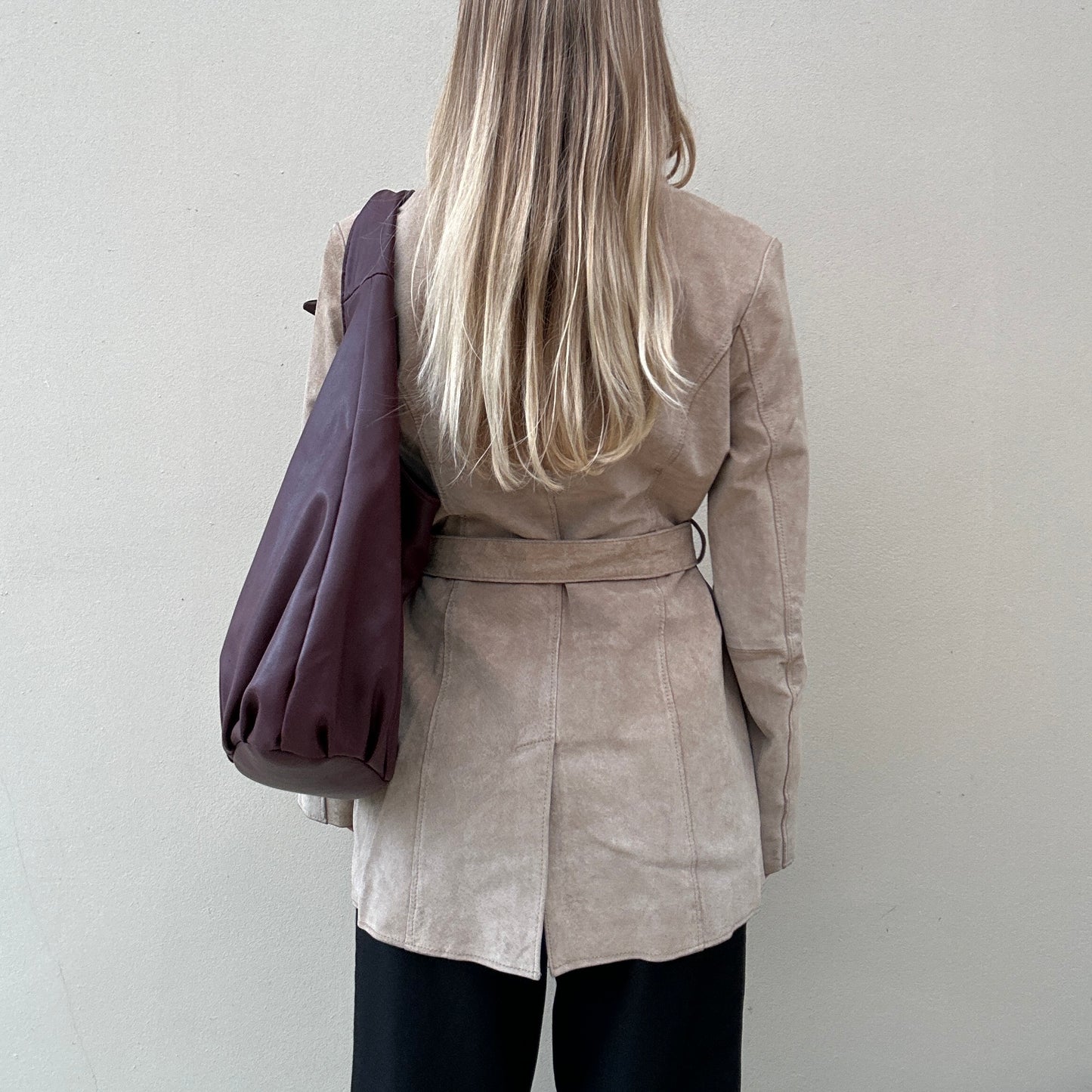Vintage camel suede jacket