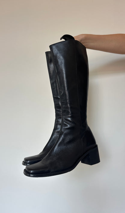 Vintage leather boots