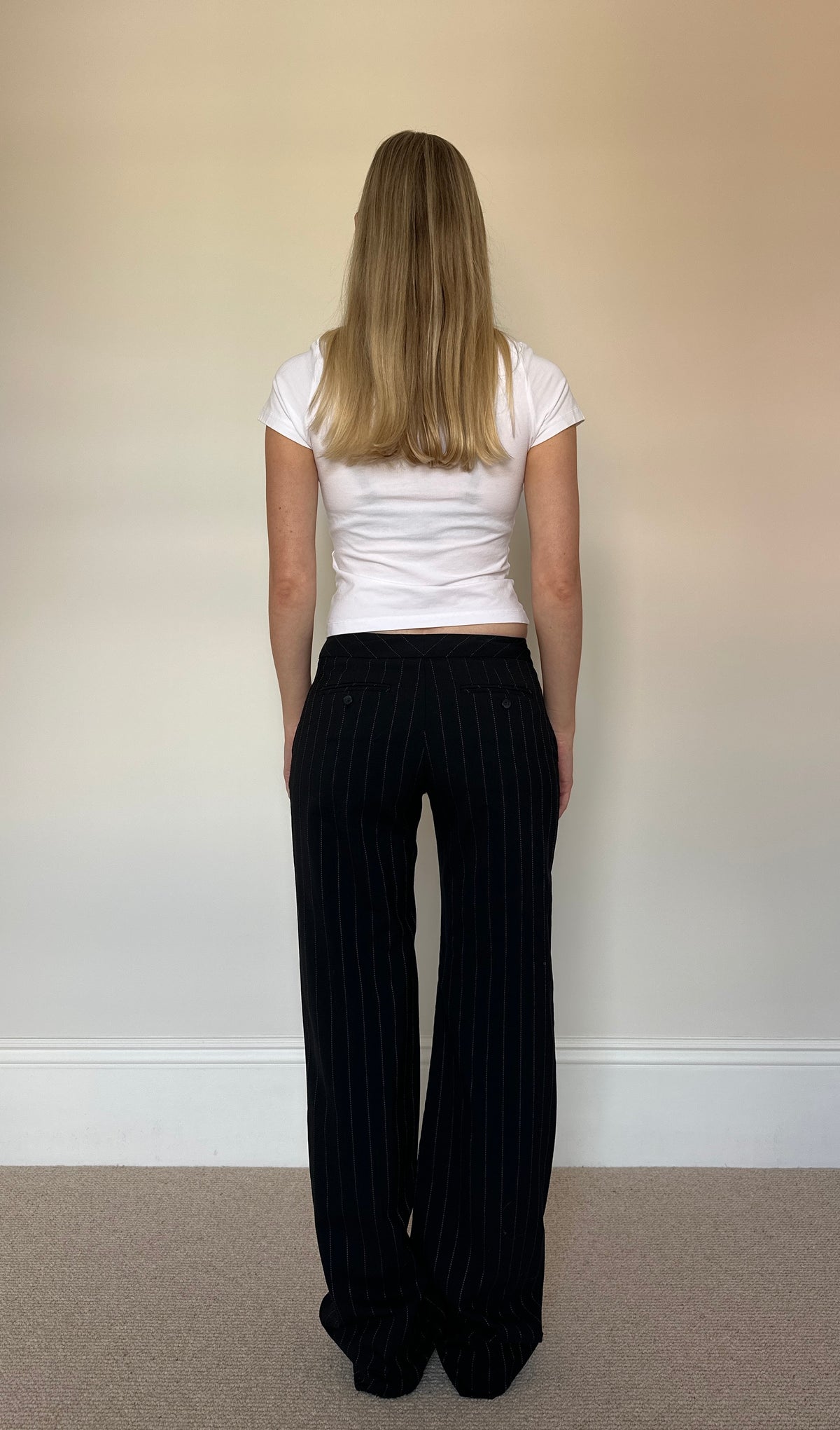 Vintage Pinstripe Trousers