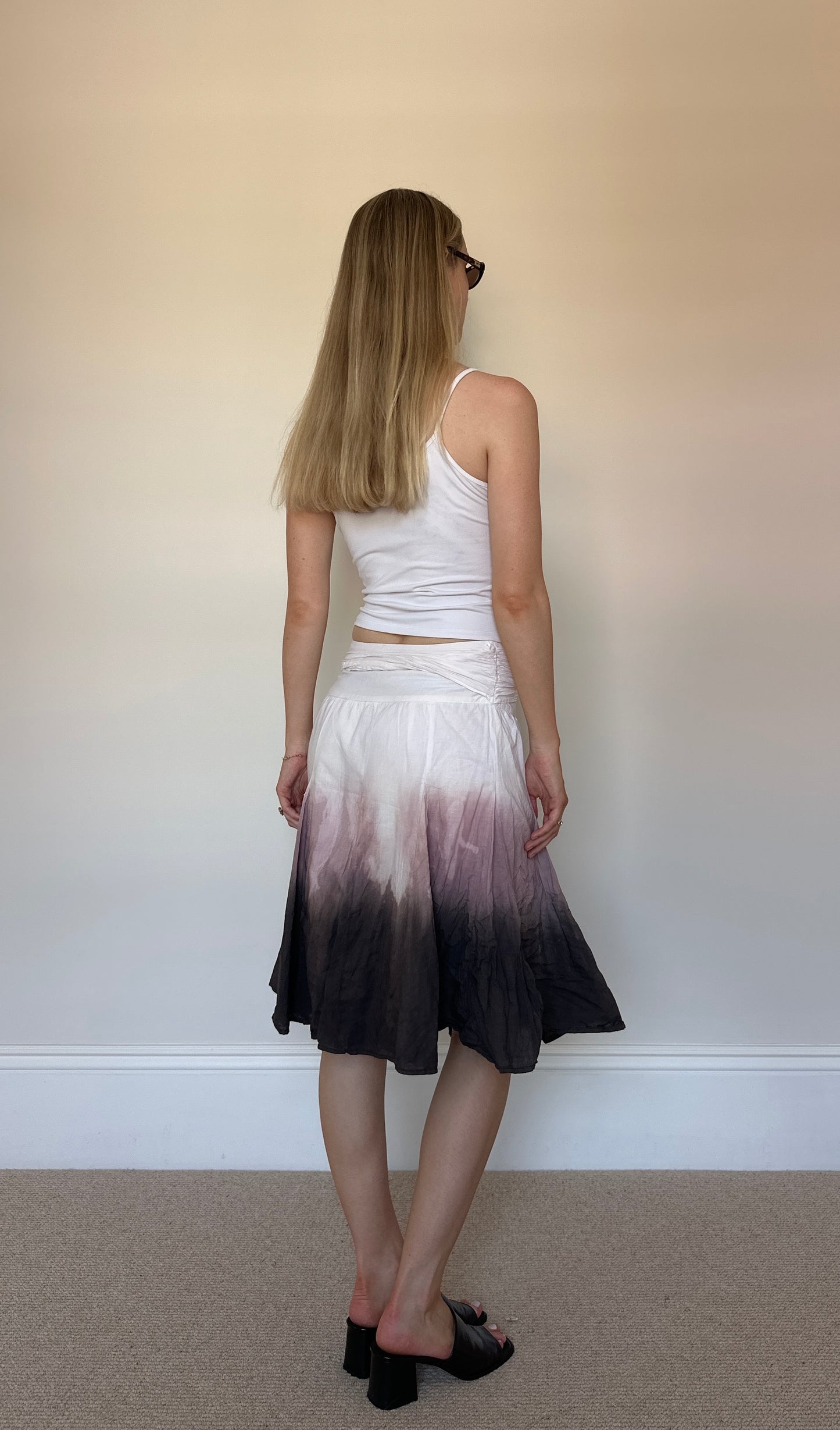 Vintage tie dye skirt