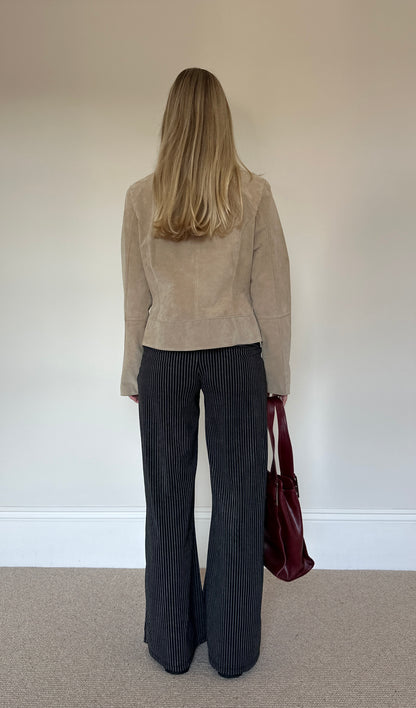 Vintage camel suede jacket