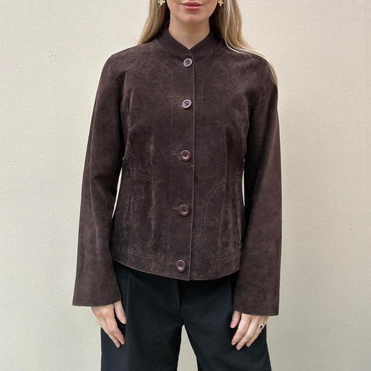 Vintage brown suede jacket