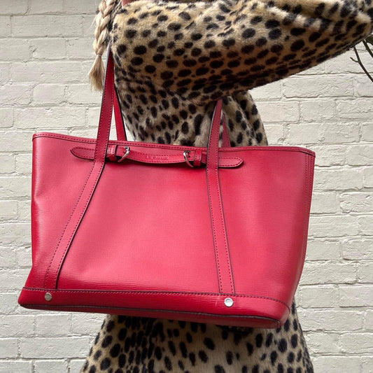 Vintage red handbag by l.k. Bennet