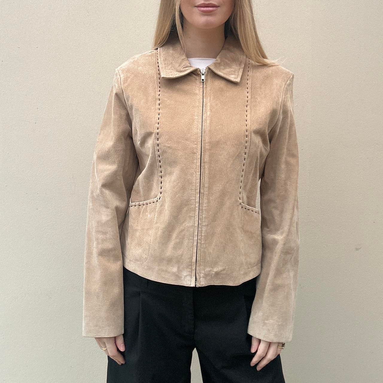 Vintage Tan suede jacket