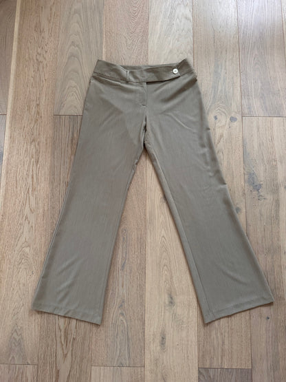 SALE taupe suit trousers