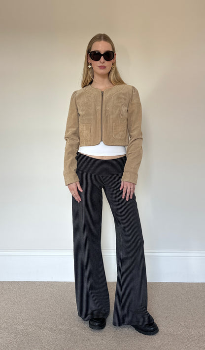 Vintage camel suede jacket