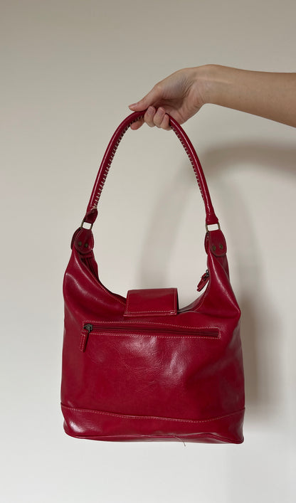 Vintage 90s Red Handbag