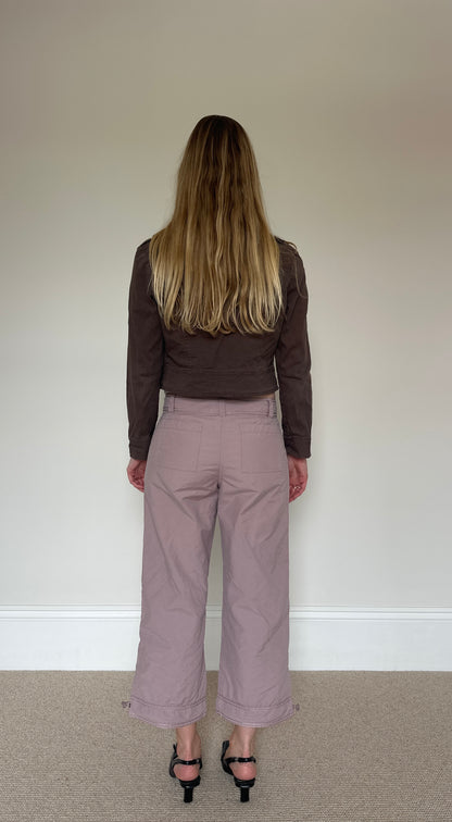 Vintage brown cropped jacket