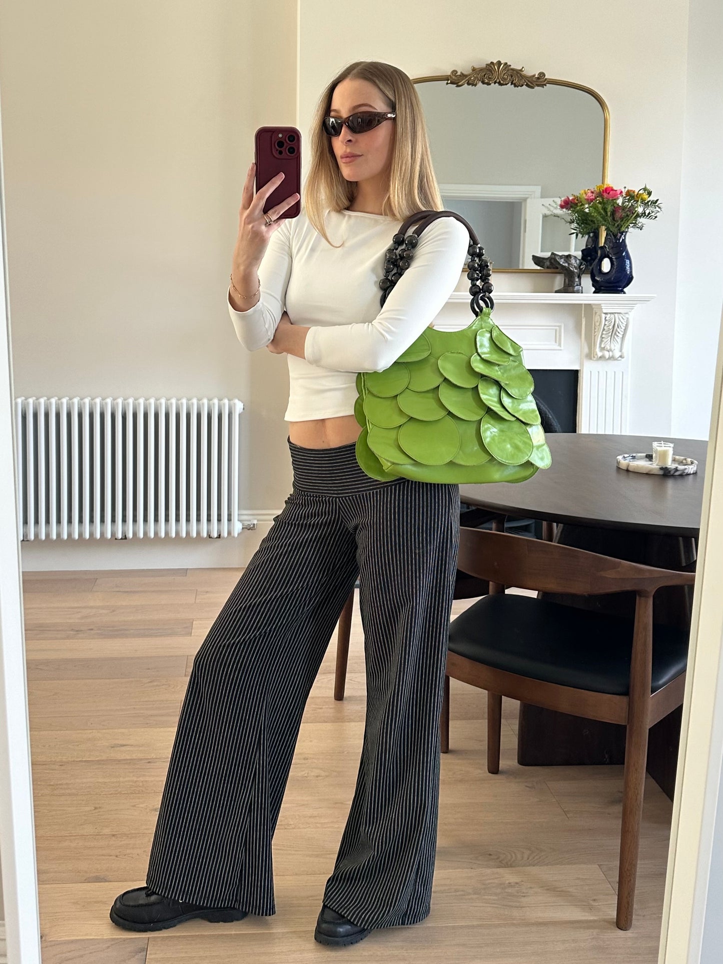 Vintage Pistachio green handbag