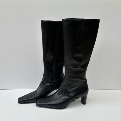 Vintage Black leather boots
