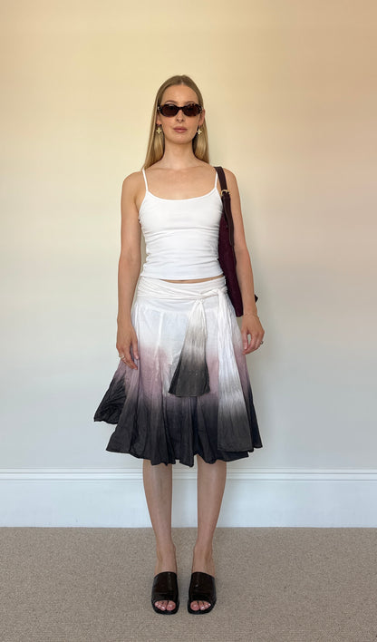 Vintage tie dye skirt