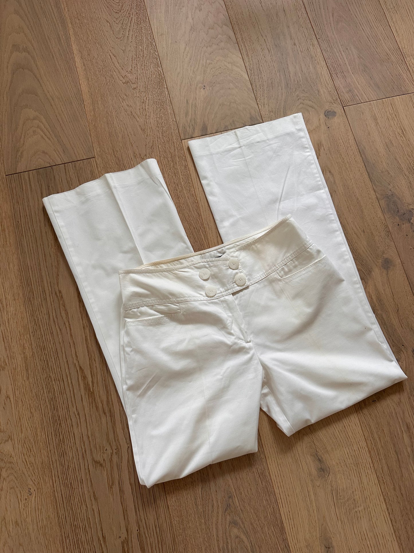Vintage white trousers