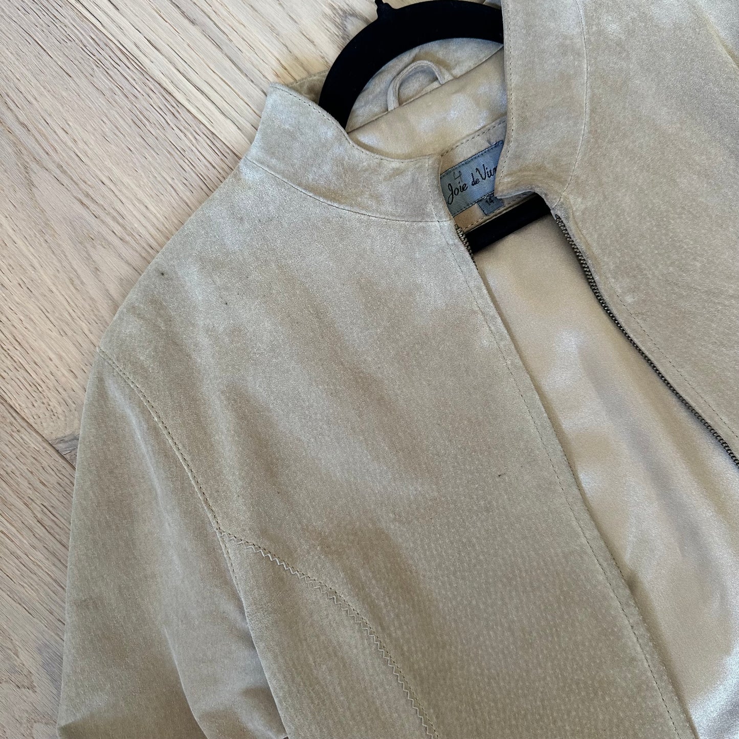 Vintage camel suede jacket