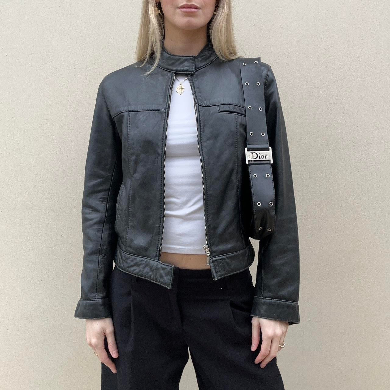 Vintage 00s biker jacket